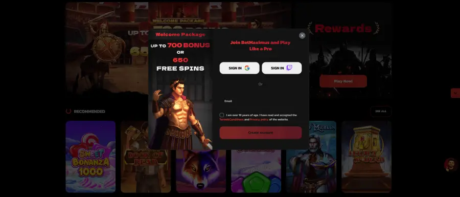 Betmaximus casino